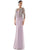 Marsoni by Colors - MV1001 Jeweled Bolero Faille Trumpet Gown Mother of the Bride Dresses 4 / Dusty Rose