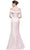 Marsoni by Colors - MV1003 Off Shoulder Jewel Accented Mermaid Gown Mother of the Bride Dresses