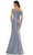 Marsoni by Colors - MV1003 Off Shoulder Jewel Accented Mermaid Gown Mother of the Bride Dresses