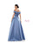 Marsoni by Colors - MV1008 Floral Beaded Surplice Off Shoulder Gown Mother of the Bride Dresses