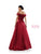 Marsoni by Colors - MV1008 Floral Beaded Surplice Off Shoulder Gown Mother of the Bride Dresses