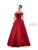 Marsoni by Colors - MV1008 Floral Beaded Surplice Off Shoulder Gown Mother of the Bride Dresses 4 / Wine