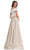 Marsoni by Colors MV1265 - Fold-Over Off Shoulder Formal Gown Special Occasion Dress