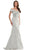 Marsoni by Colors MV1266 - Bejeweled Mermaid Evening Dress Special Occasion Dress 4 / Seaglass