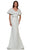 Marsoni by Colors MV1268 - Flutter Sleeve Mermaid Formal Gown Special Occasion Dress 4 / Seaglass