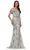 Marsoni by Colors MV1275-1 - Sweetheart Beaded Long Gown Evening Dresses 22 / Silver