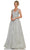 Marsoni by Colors MV1277 - Cap Sleeve Embroidered Prom Gown Mother of the Bride Dresses 6 / Seaglass