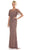 Marsoni by Colors MV1281 - Flutter Sleeve Evening Dress Special Occasion Dress 4 / Dark Taupe