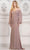 Marsoni by Colors MV1286 - Off Shoulder Bishop Sleeve Formal Gown Special Occasion Dress 6 / Latte