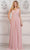 Marsoni by Colors MV1292 - Ruched A-Line Evening Dress Special Occasion Dress 6 / Dusty Rose