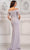 Marsoni by Colors MV1295 - Off Shoulder Illusion Sleeve Formal Gown Special Occasion Dress