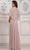 Marsoni by Colors MV1302 - Cape Sleeve A-Line Formal Dress Mother of the Bride Dresses 16 / Mauve