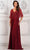 Marsoni by Colors MV1302 - Cape Sleeve A-Line Formal Dress Mother of the Bride Dresses 16 / Mauve