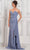 Marsoni by Colors MV1304 - Strapless Draped Evening Dress Special Occasion Dress 4 / Slate Blue