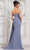 Marsoni by Colors MV1304 - V-Neck Ruched Bodice Prom Dress Prom Dresses 14 / Black