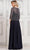 Marsoni by Colors MV1319-1 - Beaded Quarter Sleeve Long Dress Mother of the Bride Dresses