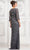 Marsoni by Colors MV1320 - Floral Sequin V-Neck Formal Gown Special Occasion Dress