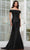 Marsoni by Colors MV1332 - Off-Shoulder Bead Embellished Prom Gown. Mother of the Bride Dresses