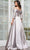 Marsoni by Colors MV1336 - Quarter Sleeve Applique Evening Dress Mother of the Bride Dresses