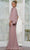 Marsoni by Colors MV1347 - Applique Cape Evening Gown Mother of the Bride Dresses