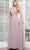 Marsoni by Colors MV1349 - Cape Sleeve Ruched Bodice Formal Gown Evening Dresses