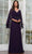 Marsoni by Colors MV1350 - Capelet Surplice V-Neck Formal Gown Mother of the Bride Dresses