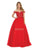 May Queen - Adorned A-Line Prom Dress MQ1734 Prom Dresses 4 / Red