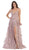 May Queen Bridal RQ7738 - Floral Appliqued Evening Dress Wedding Dresses 2 / Mauve