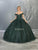 May Queen LK151 - Sweetheart Embellished Ballgown Quinceanera Dresses 4 / Hunter-Grn