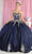 May Queen LK179 - Strapless Quinceanera Ballgown Ball Gowns 4 / Navy/Gold