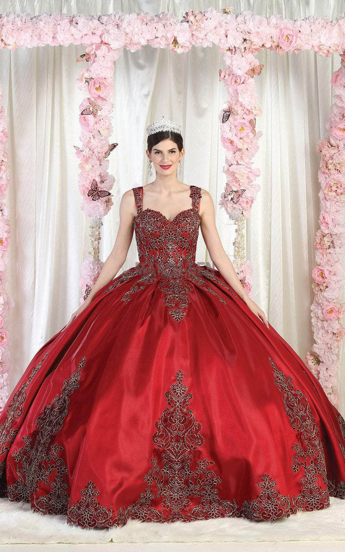 May Queen LK196 - Sweetheart Pleated Ballgown Special Occasion Dress