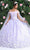 May Queen LK197 - Feather Trimmed Ballgown Quinceanera Dresses