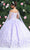 May Queen LK197 - Feather Trimmed Ballgown Quinceanera Dresses