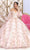 May Queen LK206 - Puff Sleeve Floral Ballgown Quinceanera Dresses