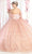 May Queen LK209 - Strapless Polka Dot Ballgown Ball Gowns