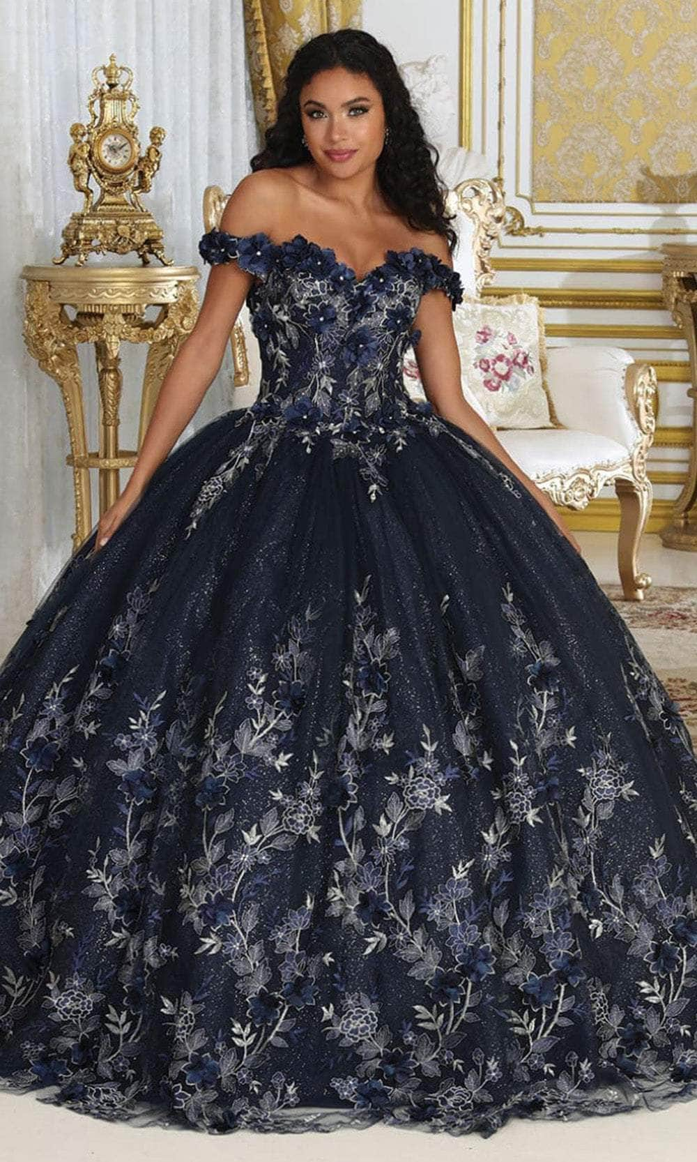 May Queen LK215 - Floral Embroidered Ballgown – Couture Candy