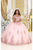 May Queen LK233 - Ruffle Embellished Ballgown Special Occasion Dress