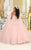 May Queen LK238 - Bow Draped Ballgown Special Occasion Dress