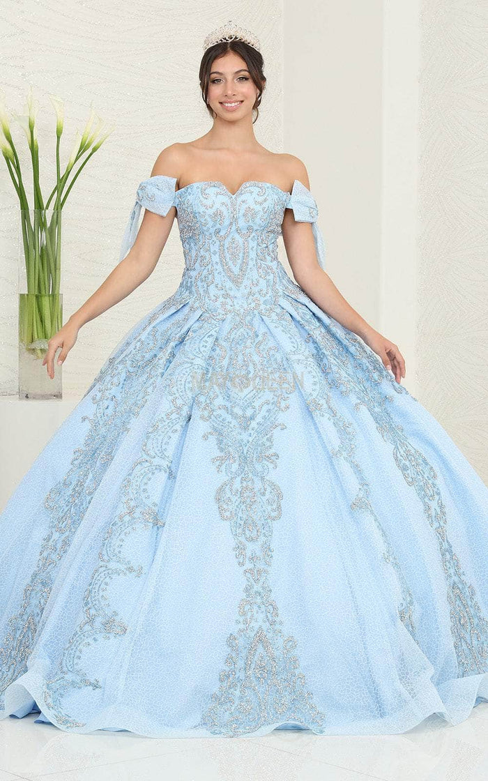 May Queen LK241 - Bow Strap Ballgown Special Occasion Dress