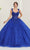 May Queen LK242 - Sweetheart Corset Ballgown Special Occasion Dress 4 / Royal