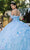 May Queen LK247 - Floral Off-Shoulder Ballgown Quinceanera Dresses