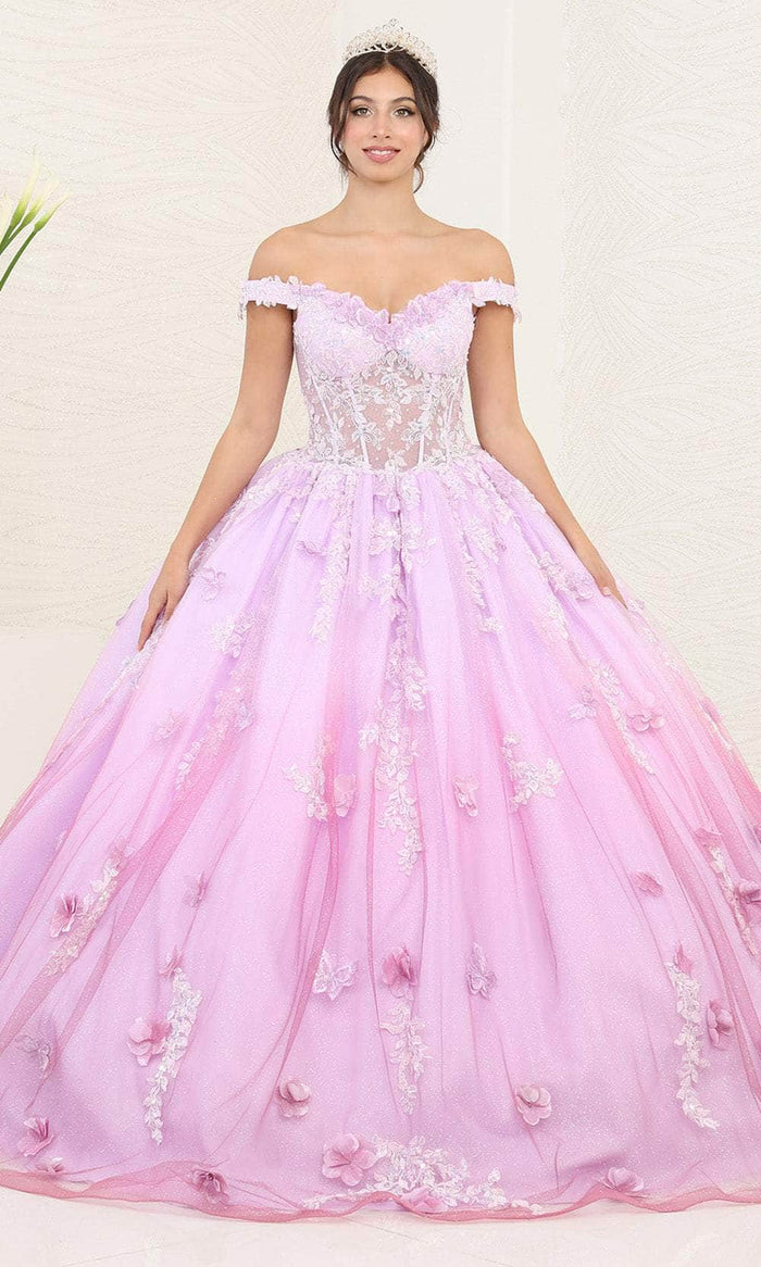 May Queen LK254 - Ombre Ballgown Special Occasion Dress