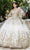 May Queen LK261 - Embellished Basque Ballgown Quinceanera Dresses