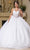 May Queen LK269 - Floral Lace Ballgown Quinceanera Dresses