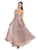 May Queen - MQ1145 Strapless Sweetheart Ruched Bodice A-Line Gown Bridesmaid Dresses 4 / Mocha