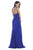 May Queen - MQ1469 Sleeveless Pleated High Front Slit A-Line Dress Bridesmaid Dresses