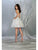 May Queen MQ1777 - Glitter Deep V-Neck Cocktail Dress Cocktail Dresses