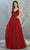 May Queen MQ1798 - Sleeveless Plunging V-Neck Prom Gown Prom Dresses