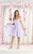 May Queen - MQ1815 Off Shoulder Satin cocktail Dress Homecoming Dresses 2 / Lilac