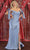 May Queen MQ1858 - Ruched Off Shoulder Evening Gown Prom Dresses 14 / Red